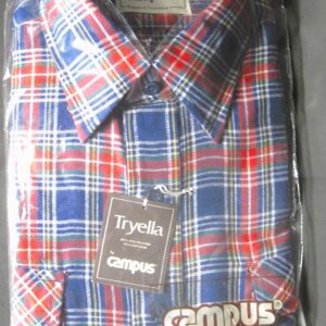 Campus Rugged Country Vintage Flannel Long Sleeve Shirt