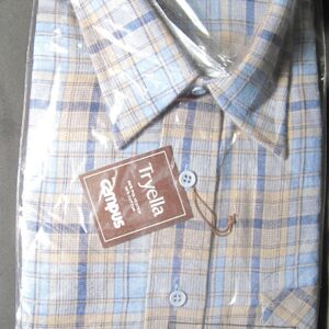 Campus Rugged Country Vintage Flannel Long Sleeve Shirt NOS