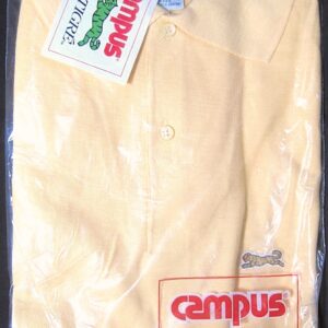 Vintage 1970s Le Tigre Peachy Polo Shirt NOS in Package