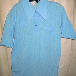 Campus Ultra Knit Vintage Light Blue Vented Design SSL Shirt