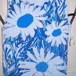 Vintage Stretchy Antron Sless Blouse Vera Pucci Like Flowers