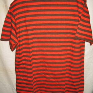 Vintage Striped Surfer T-Shirt Quintessential Colors Orange Blue
