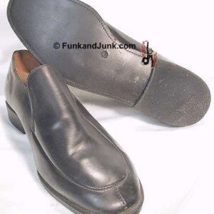 Sandy McGee 1970's Smooth Black loafers