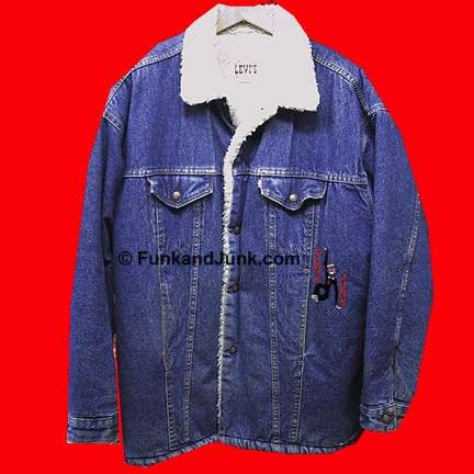 Levi car coat length Faux Fleece lined Coat