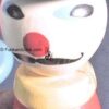 Clown Pair of Hand Painted French Wooden Ring Toss Figures - Image 3