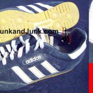 Vintage Adidas Black and White Sambas Sneakers