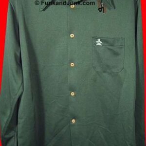 Grand Slam Penguin Logo Deep Green Long Sleeve Shirt
