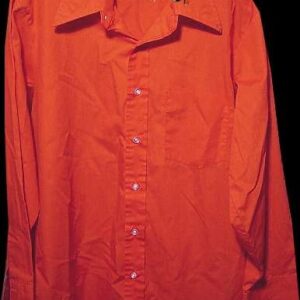 Arrow Kent Collection Classic Red Orange Long Sleeve Shirt