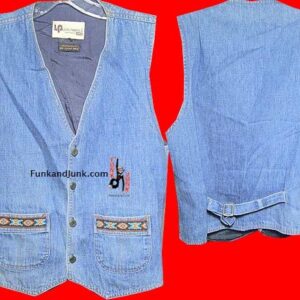 Levi's Panatela Denim Vest with India with Aztec Panel topped Waist Pockets