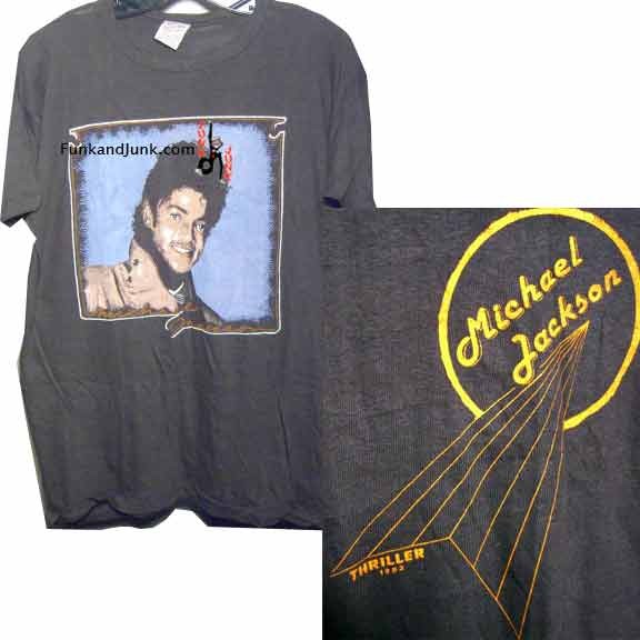 Michael Jackson Thriller 1983 Tour Deadstock Concert T shirt
