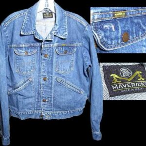 Maverick Blue Bell Single Stitch 4 Pocket Denim Jacket