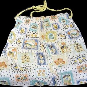 Pioneer Life Pictures Vintage 1950's Apron