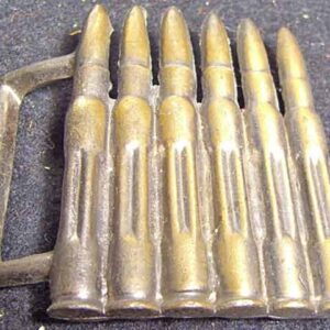 Bullet Clip Metal Belt Buckle Deadstock