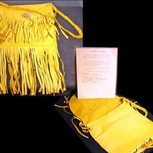 Native American Hand Made Deerskin " Possibles Bag " Shoulder Bag