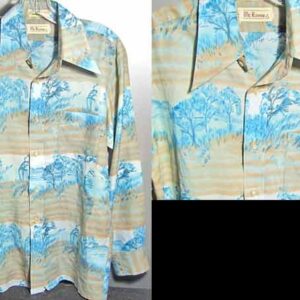 Mr. Romes Trees by a Lake Scenic Long Sleeve Shirt