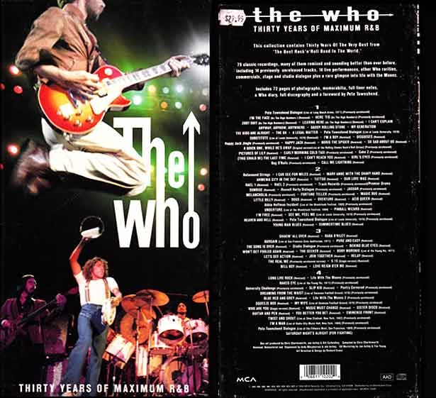 The Who 30 Years Maximum Ru0026B 4 CD Box set | Funk u0026 Junk Collectibles