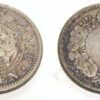1875 Japan 20 Sen Silver Coin
