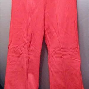 Red Orange Stretch Waist Ribbed Children's Pants