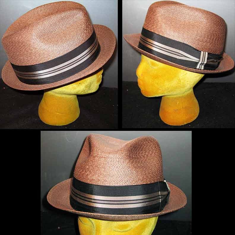 Churchill Rusty Brown Man's Italian Summer Hat