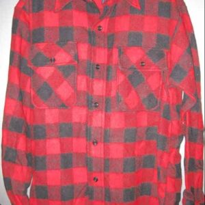 King Kole Classic Bold Red and Black Checked Wool Button Jacket