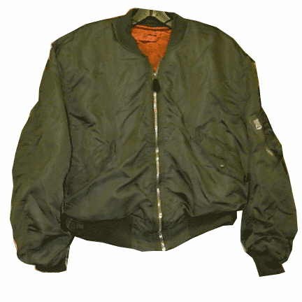 L2B Light Zone Flight Jacket Reversible Orange Lining