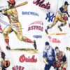 Major League Baseball Curtains - Image 2
