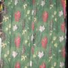 Kenneth Curtains Forest Green with Leaves and Ivy Pair of 1950's Barkcloth Curtains