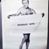 Nixon naked with Watergate Towel Original Poster