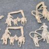 Vintage Cowboy Theme Metal Jewelry Figural Stampings - Image 2