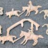 Vintage Cowboy Theme Metal Jewelry Figural Stampings - Image 4