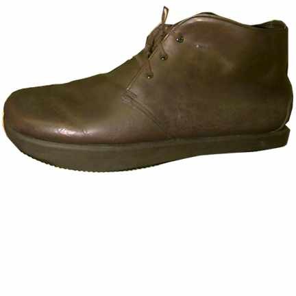 Dark Brown Earth Shoe 1/2 Boot