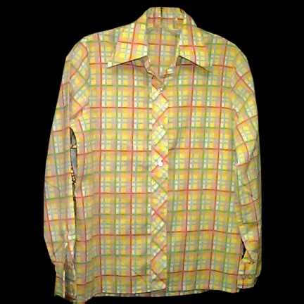 Pink Yellow Green Orange Etc. Check Design Long Sleeve