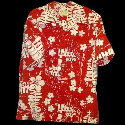 UiMaikai Red with White Flowers Kelp and White Spotting 50's