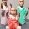 Childcraft Life-Like Family Set 3 Afro-American Hand Puppets