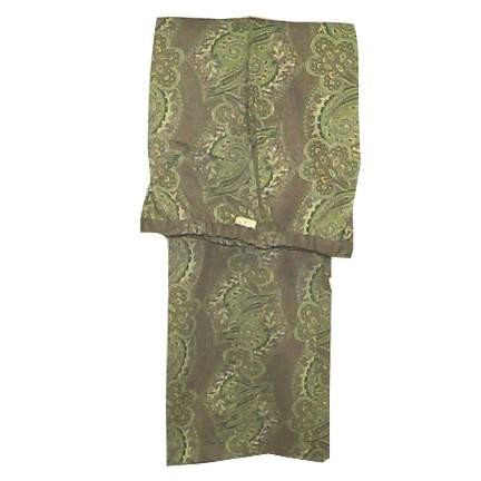 Devonette 2 Tone Green Red Etc. Paisley Slacks