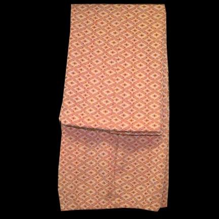 White with Red Diamonds in Red Horizontal Diamond Lattice Work Slacks Deadstock