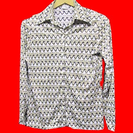 Vera with ladybug label Tan with Penguins holding hands long sleeve blouse