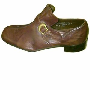 Dexter's Gemini Patent Burgundy Leather Shiny Deadstock Platforms in box