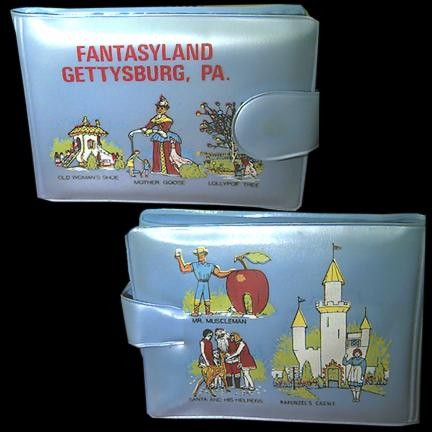 Fantasyland Pennsylvania Theme Park Vinyl Picture Wallet