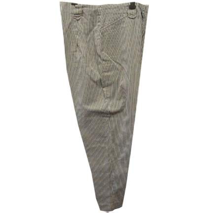 H Bar C Grey with Dark Grey Stripped Western Pedal Pushers