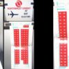 Northwest Orient 727 and B737 Sticker Seating Charts