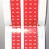Northwest Orient 727 and B737 Sticker Seating Charts - Image 3