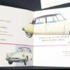 Citroen DS 19 1956 Color Brochure + - Image 2