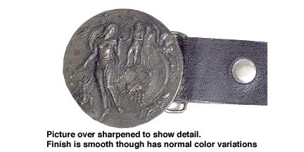 Never More Astrology? Figures Metal Belt Buckle with Belt