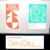 Harman Kardon Original Christmas Card & Box Label Signed Lot