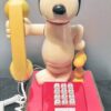 Original Snoopy & Woodstock figural Telephone in box