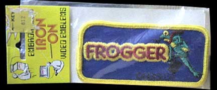 Frogger Stitched Patch with Package