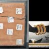 Irina Lorin Pair African Glazed Tiles in original Frames - Image 5