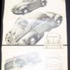 VW Volkswagen Premium Paper Hat and 2 Vintage 1950's Brochures - Image 8