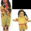 Skookum Native American Dolls Pair Bully